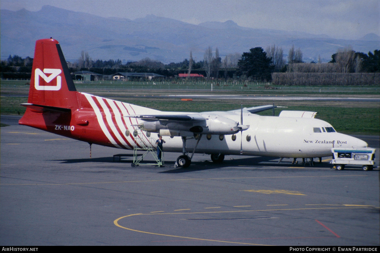 Aircraft Photo of ZK-NAO | Fokker F27-500 Friendship | New Zealand Post | AirHistory.net #505162