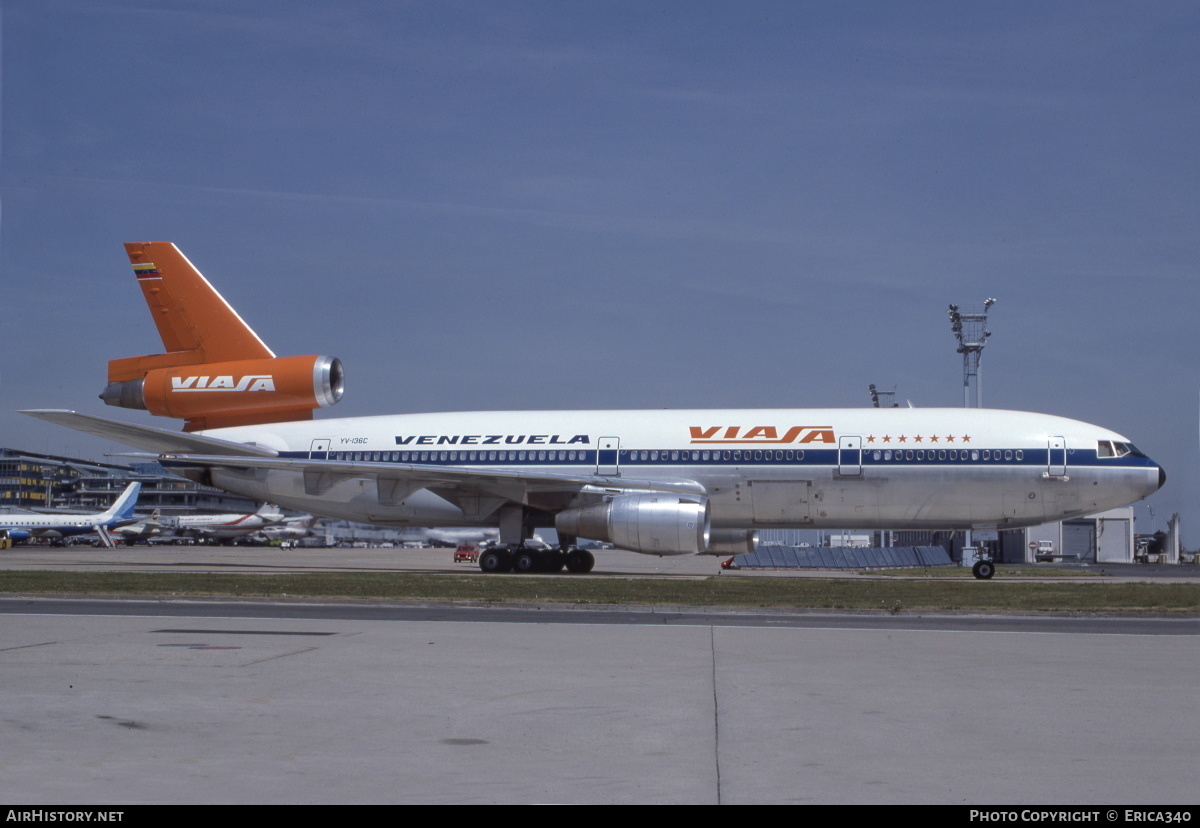 Aircraft Photo of YV-136C | McDonnell Douglas DC-10-30 | Viasa | AirHistory.net #505169