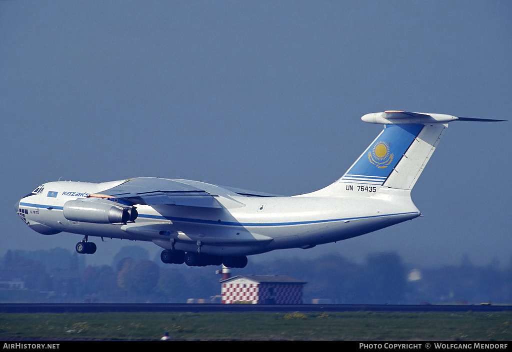 Aircraft Photo of UN-76435 | Ilyushin Il-76TD | Kazakhstan Airlines | AirHistory.net #505174
