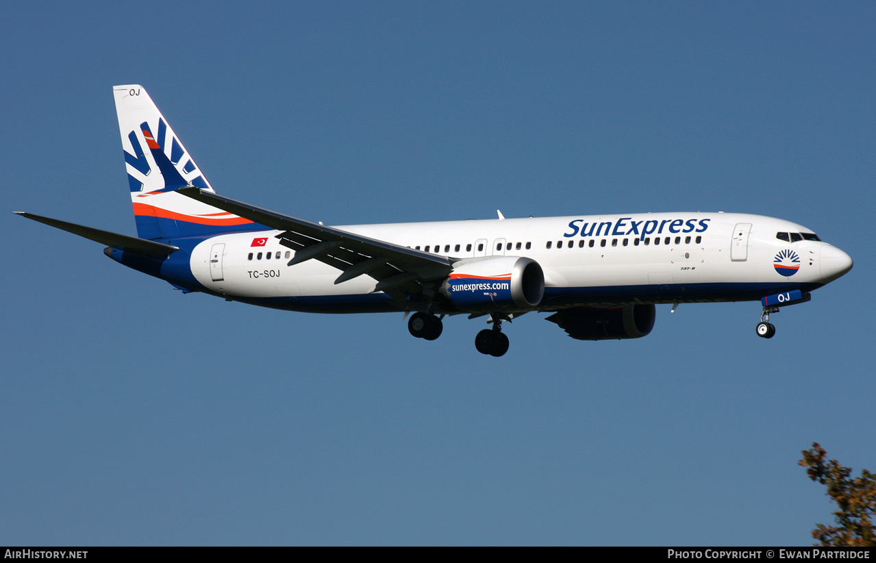Aircraft Photo of TC-SOJ | Boeing 737-8 Max 8 | SunExpress | AirHistory.net #505190