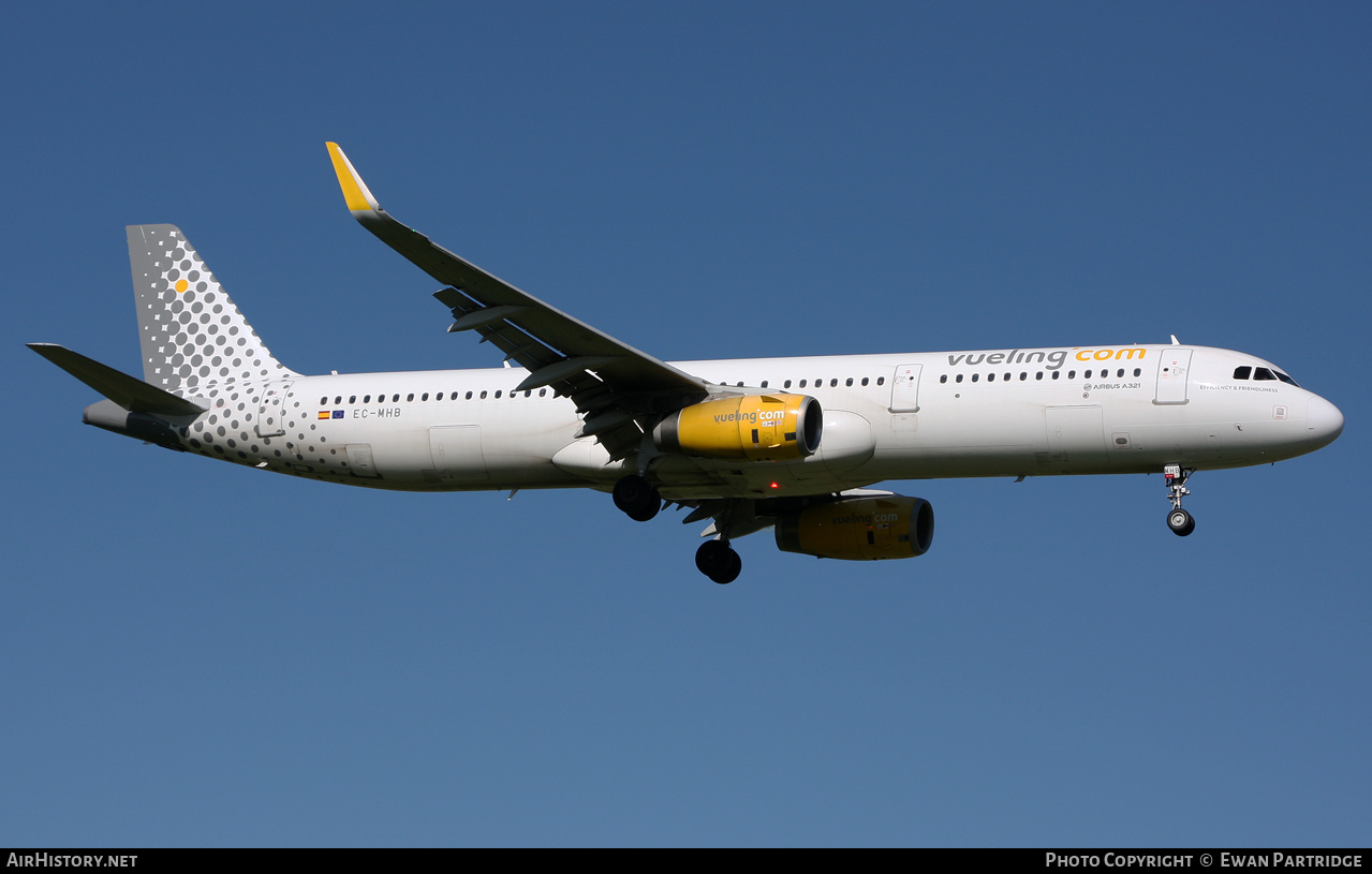 Aircraft Photo of EC-MHB | Airbus A321-231 | Vueling Airlines | AirHistory.net #505195