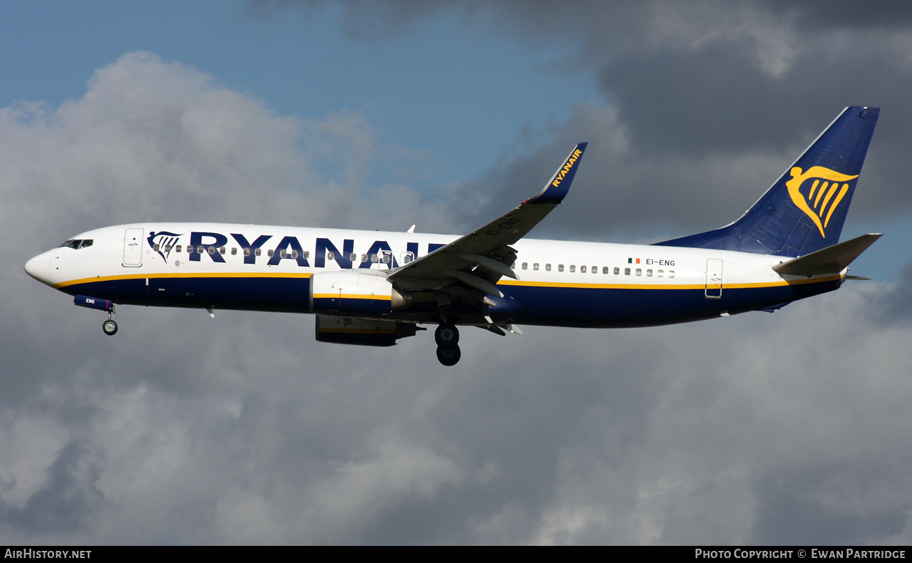 Aircraft Photo of EI-ENG | Boeing 737-8AS | Ryanair | AirHistory.net #505197
