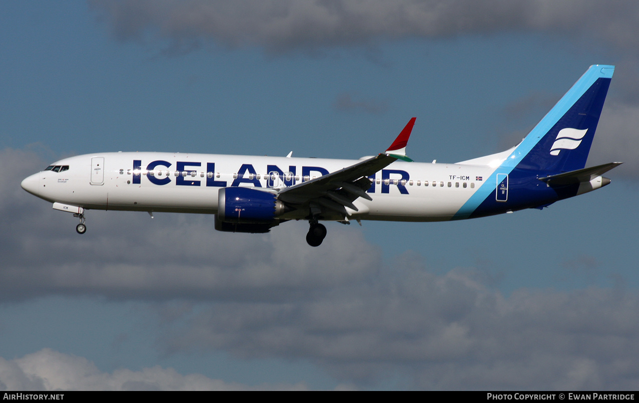 Aircraft Photo of TF-ICM | Boeing 737-8 Max 8 | Icelandair | AirHistory.net #505200
