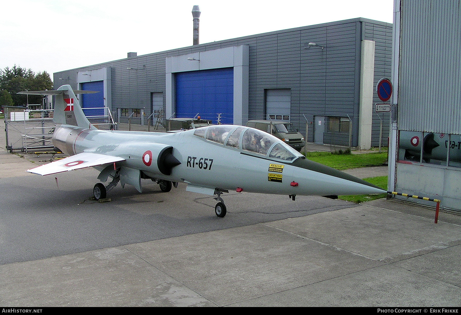 Aircraft Photo of RT-657 | Lockheed CF-104D Starfighter Mk.2 | Denmark - Air Force | AirHistory.net #505239