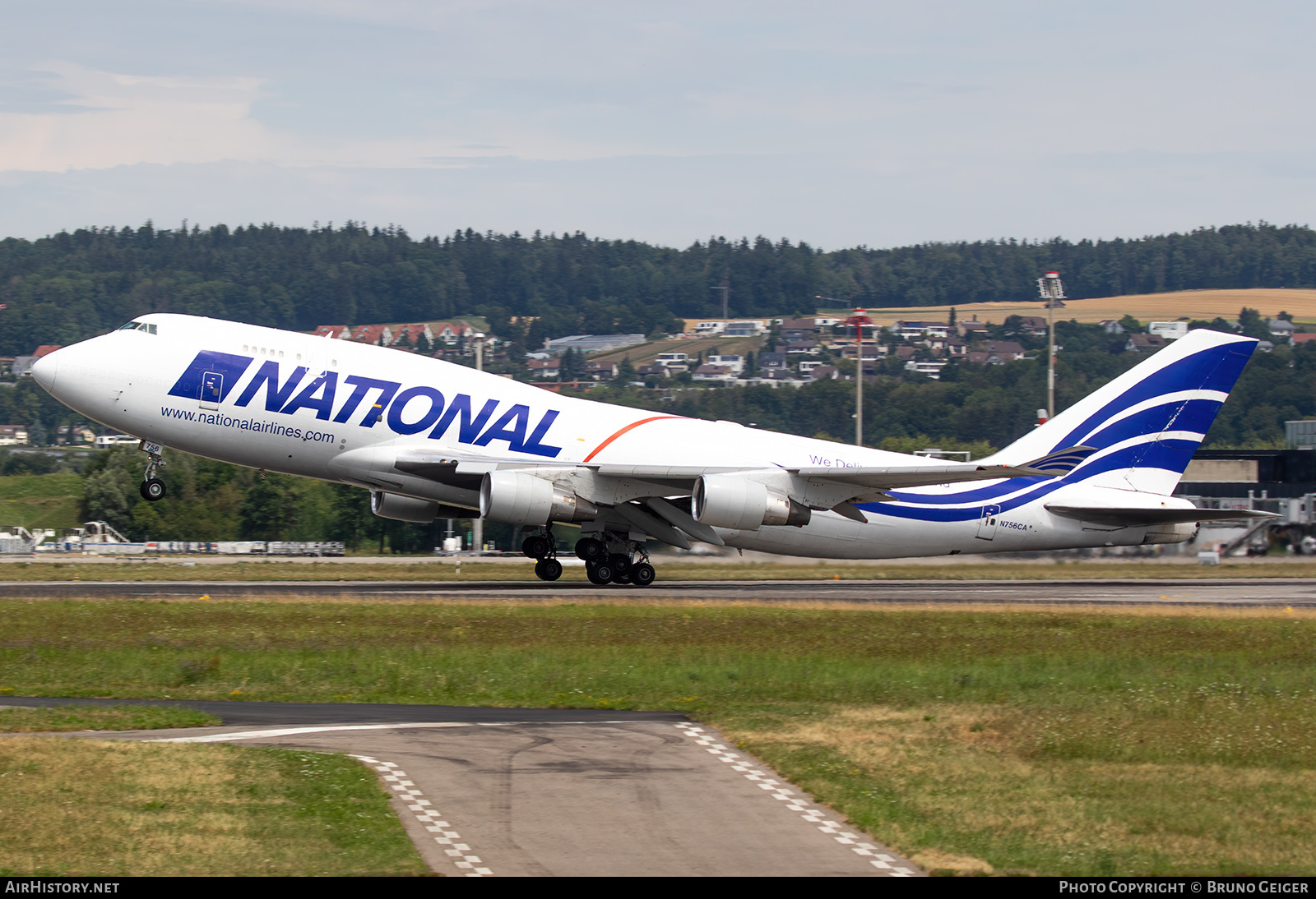 Aircraft Photo of N756CA | Boeing 747-412(BCF) | National Airlines | AirHistory.net #505249