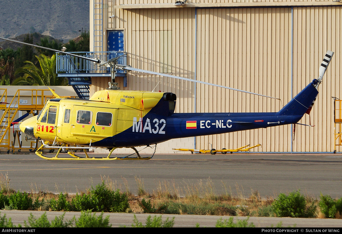 Aircraft Photo of EC-NLC | Bell 212 Twin Two-Twelve | Babcock International | Junta de Andalucía - Consejería de Salud | AirHistory.net #505271