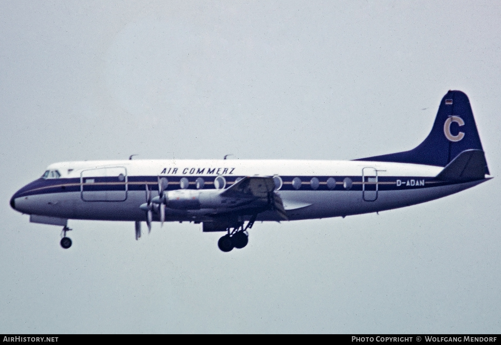 Aircraft Photo of D-ADAN | Vickers 808 Viscount | Air Commerz | AirHistory.net #505280