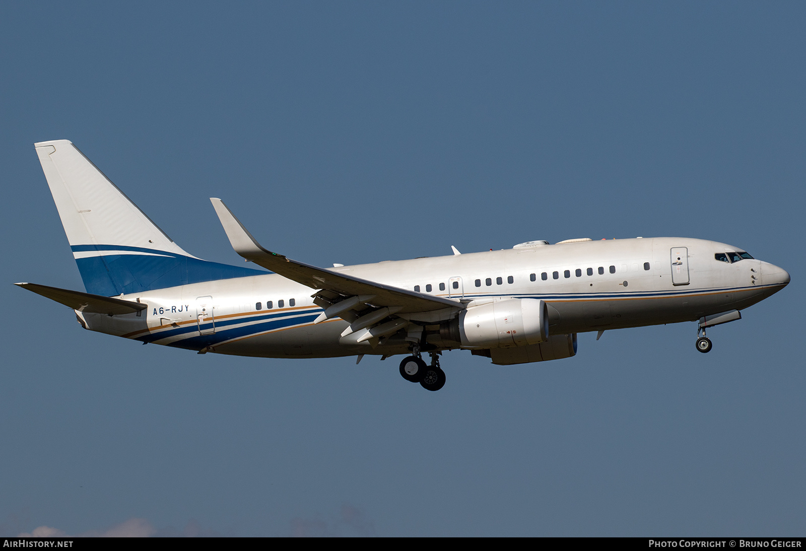 Aircraft Photo of A6-RJY | Boeing 737-7Z5 BBJ | AirHistory.net #505286