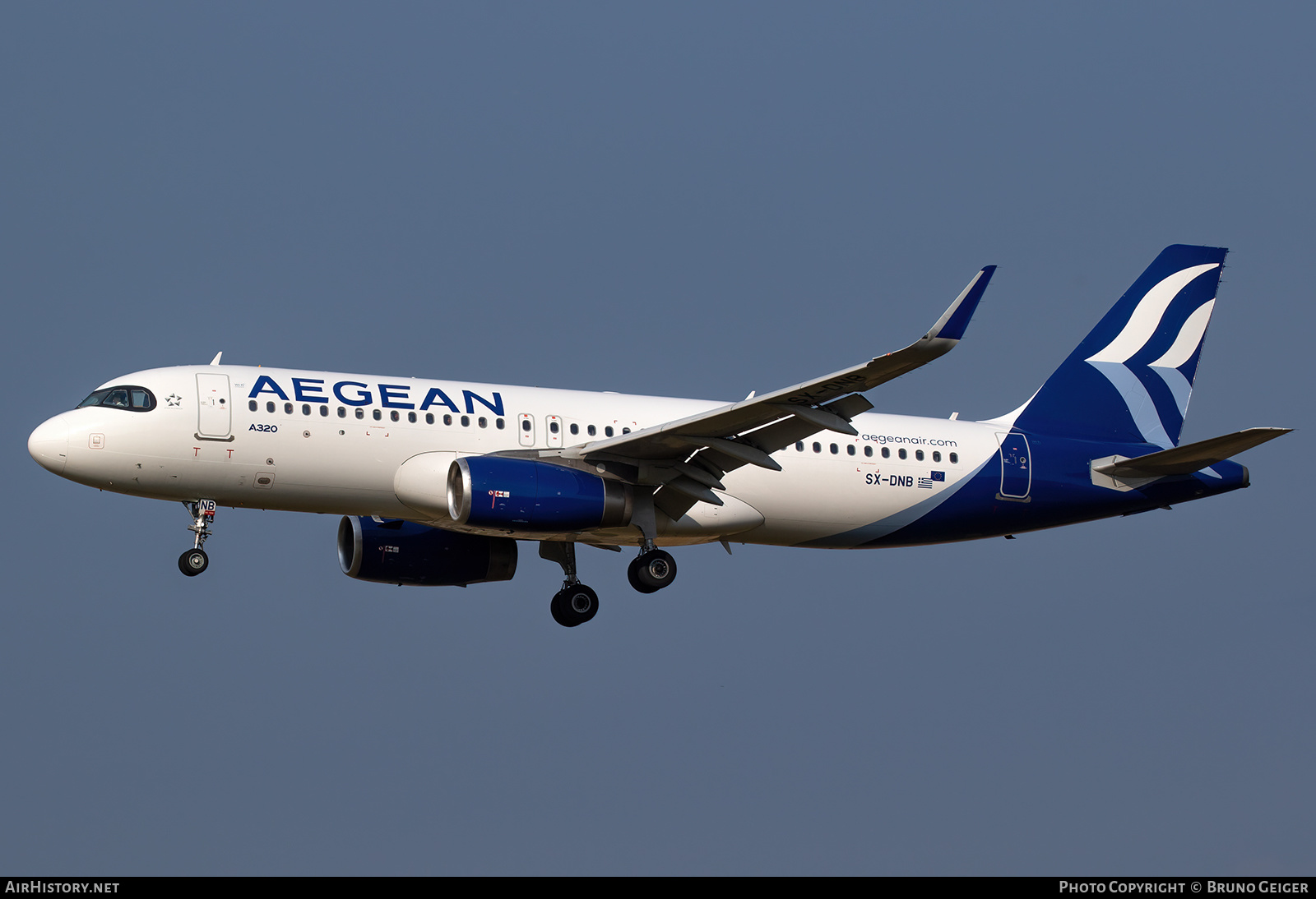 Aircraft Photo of SX-DNB | Airbus A320-232 | Aegean Airlines | AirHistory.net #505288