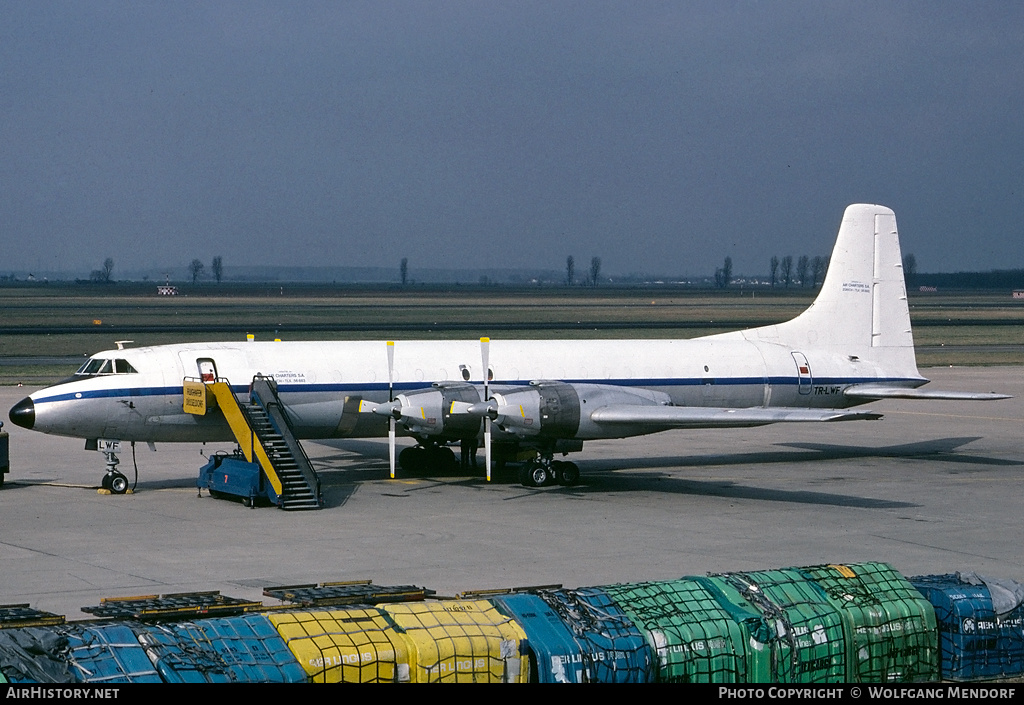 Aircraft Photo of TR-LWF | Canadair CL-44D4-1 | Air Charters | AirHistory.net #505290