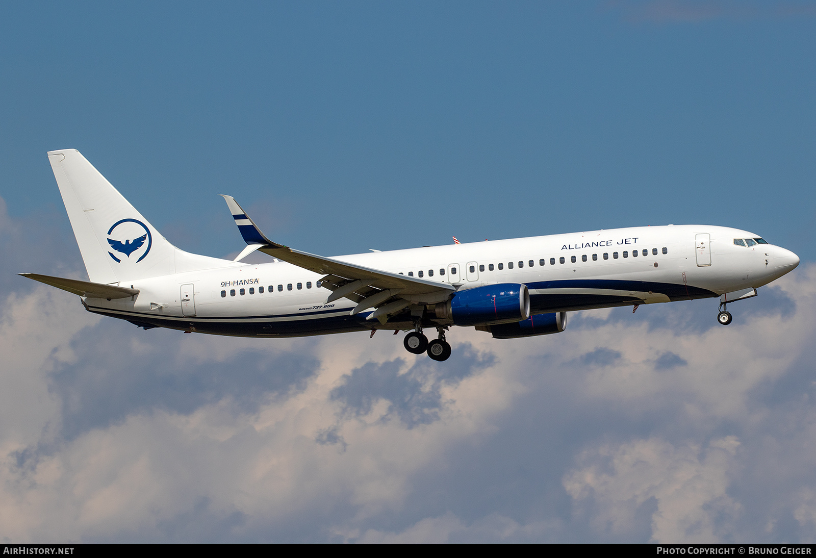 Aircraft Photo of 9H-HANSA | Boeing 737-8K5 | Alliance Jet | AirHistory.net #505313