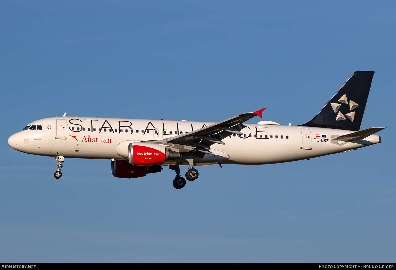 Aircraft Photo of OE-LBZ | Airbus A320-214 | Austrian Airlines | AirHistory.net #505319