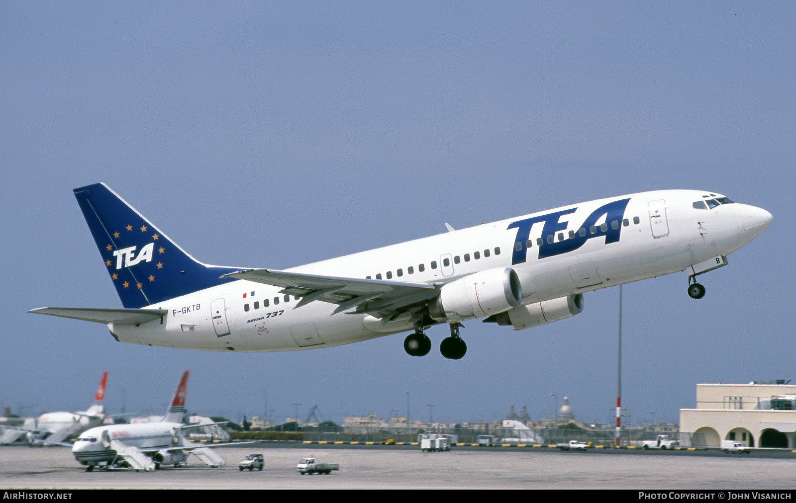 Aircraft Photo of F-GKTB | Boeing 737-3M8 | TEA - Trans European Airways | AirHistory.net #505333