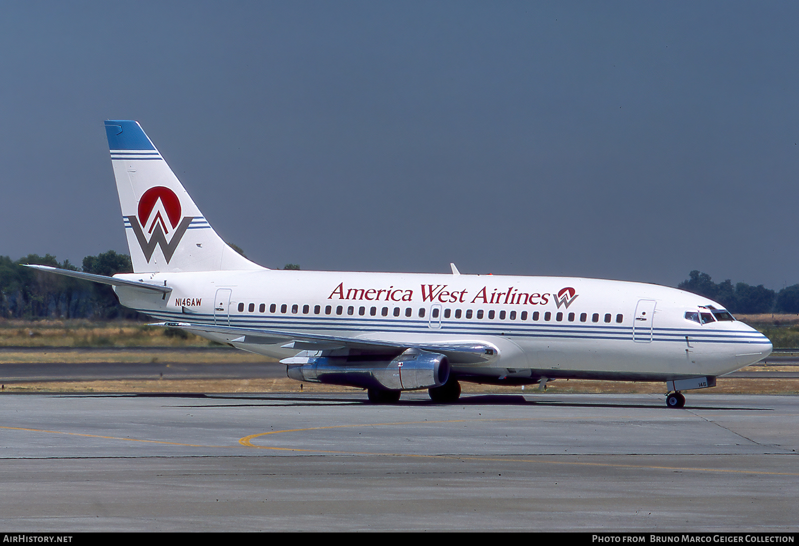 Aircraft Photo of N146AW | Boeing 737-2A6 | America West Airlines | AirHistory.net #505335
