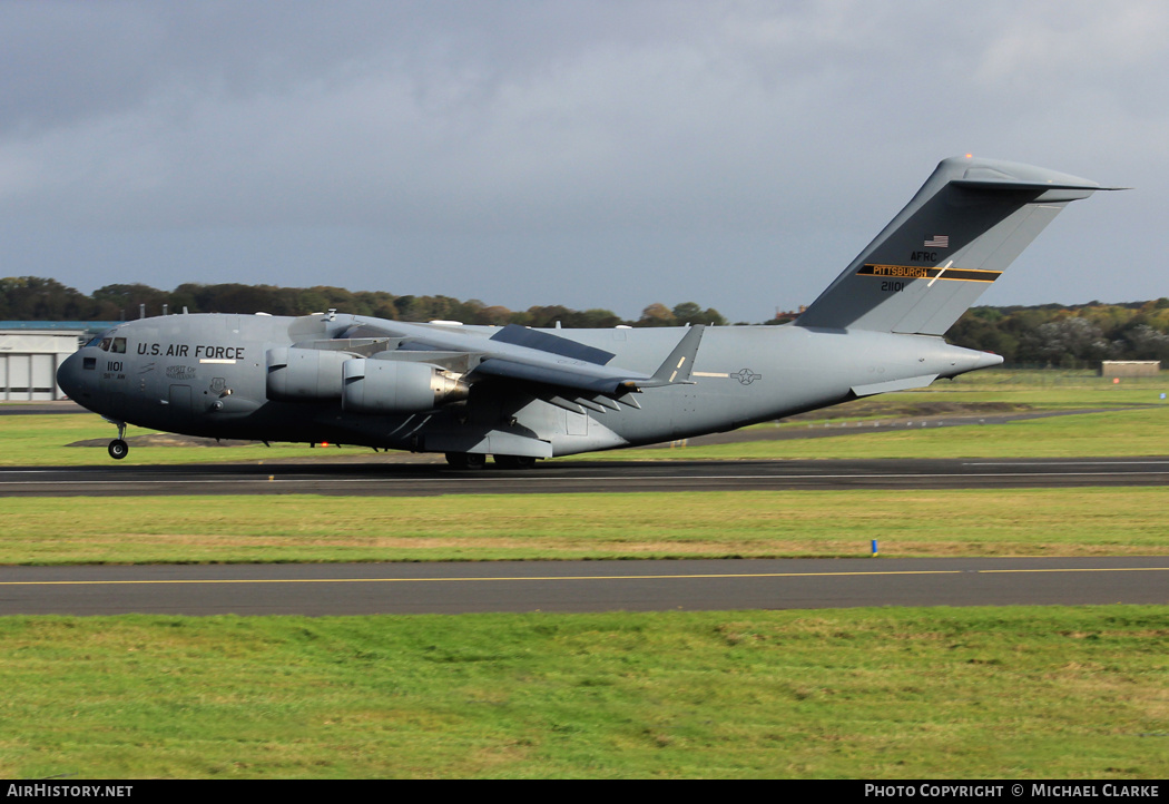 Aircraft Photo of 02-1101 / 21101 | Boeing C-17A Globemaster III | USA - Air Force | AirHistory.net #505346
