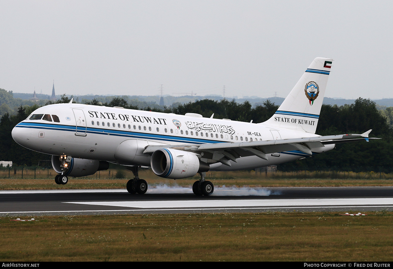 Aircraft Photo of 9K-GEA | Airbus ACJ319 (A319-115/CJ) | State of Kuwait | AirHistory.net #505368