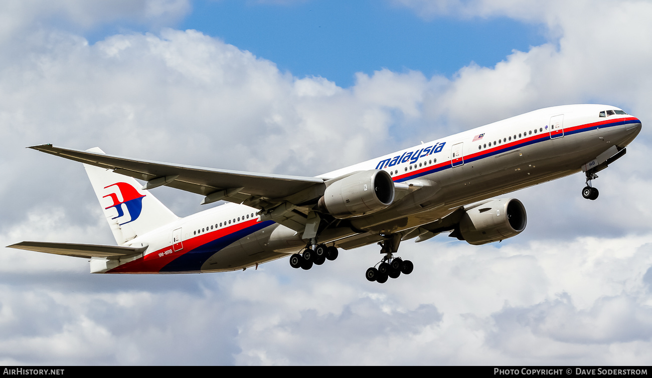 Aircraft Photo of 9M-MRB | Boeing 777-2H6/ER | Malaysia Airlines | AirHistory.net #505369