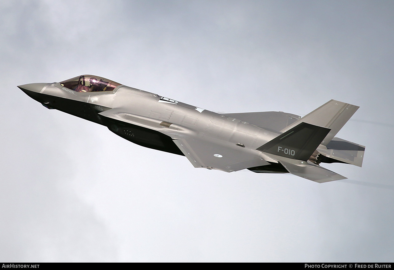 Aircraft Photo of F-010 | Lockheed Martin F-35A Lightning II | Netherlands - Air Force | AirHistory.net #505397