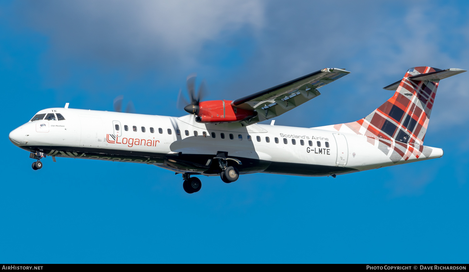 Aircraft Photo of G-LMTE | ATR ATR-72-600 (ATR-72-212A) | Loganair | AirHistory.net #505400