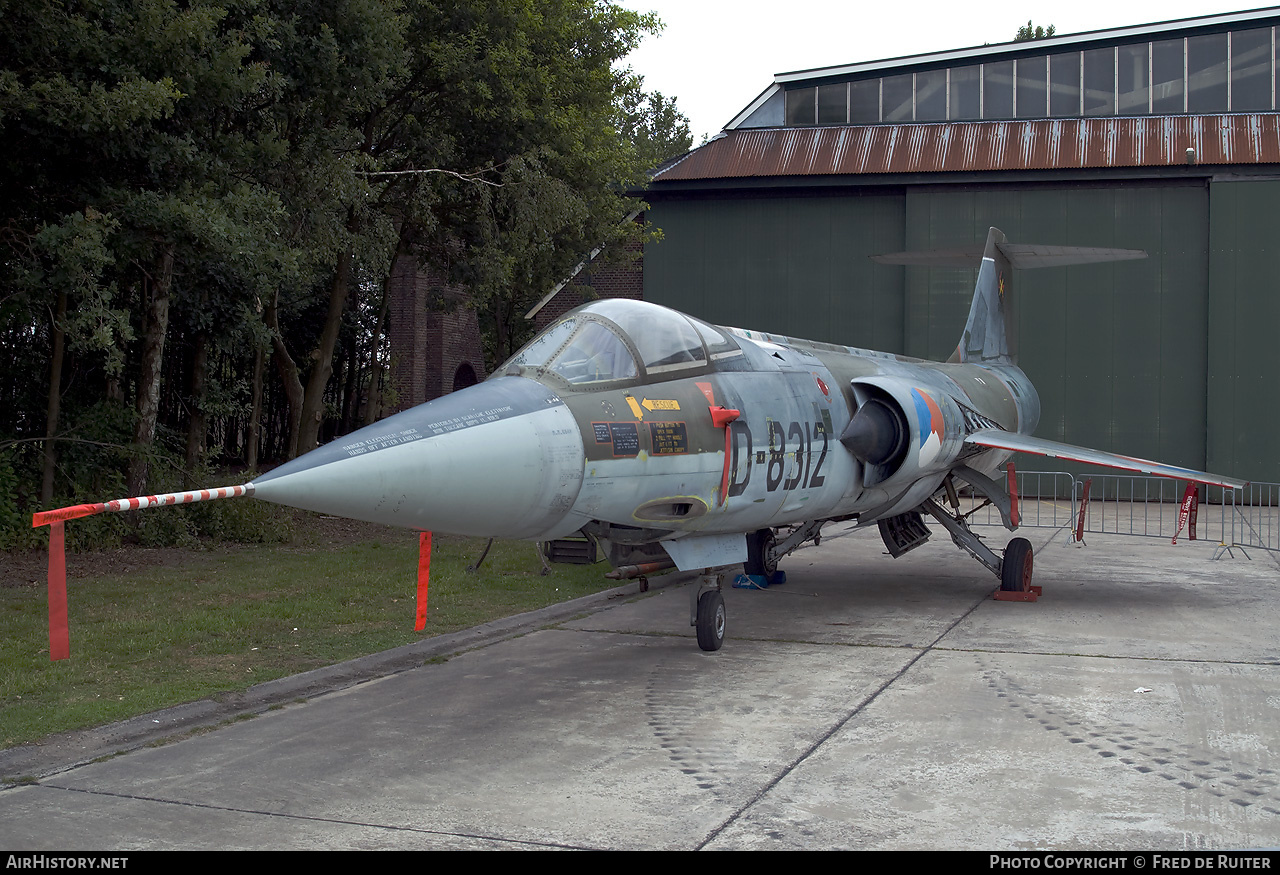 Aircraft Photo of D-8312 | Lockheed F-104G Starfighter | Netherlands - Air Force | AirHistory.net #505406