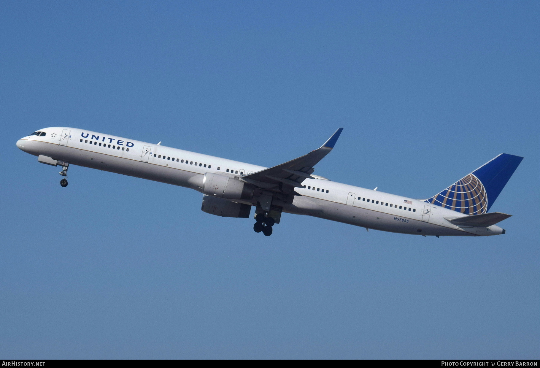 Aircraft Photo of N57855 | Boeing 757-324 | United Airlines | AirHistory.net #505416