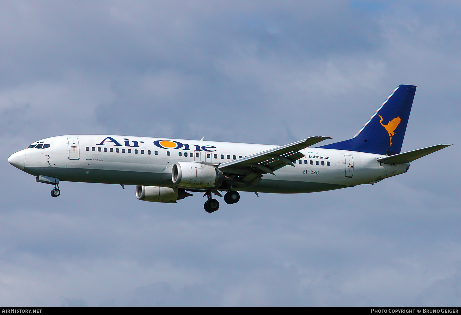 Aircraft Photo of EI-CZG | Boeing 737-4Q8 | Air One | AirHistory.net #505419