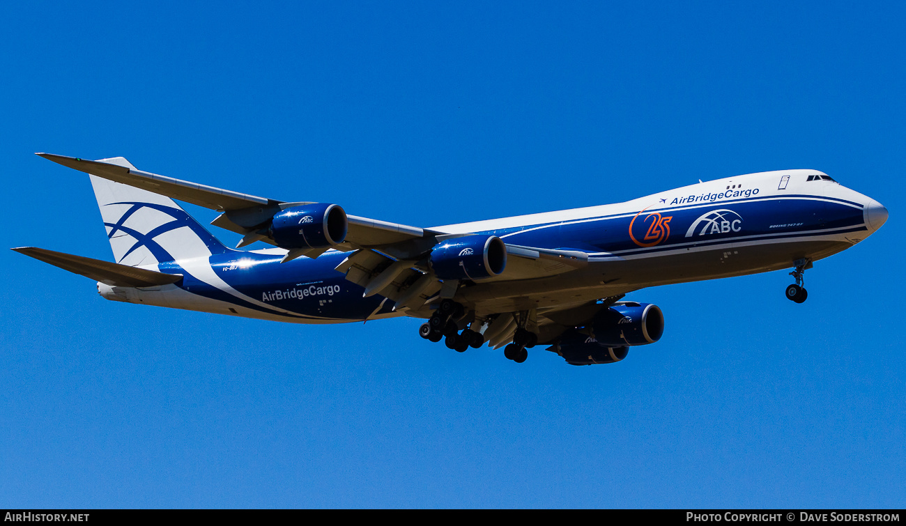 Aircraft Photo of VQ-BRJ | Boeing 747-8HVF/SCD | ABC - AirBridgeCargo Airlines | AirHistory.net #505421