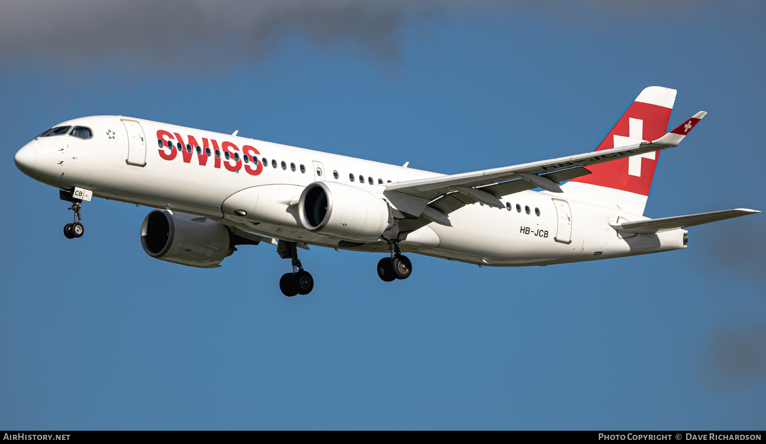 Aircraft Photo of HB-JCB | Bombardier CSeries CS300 (BD-500-1A11) | Swiss International Air Lines | AirHistory.net #505436