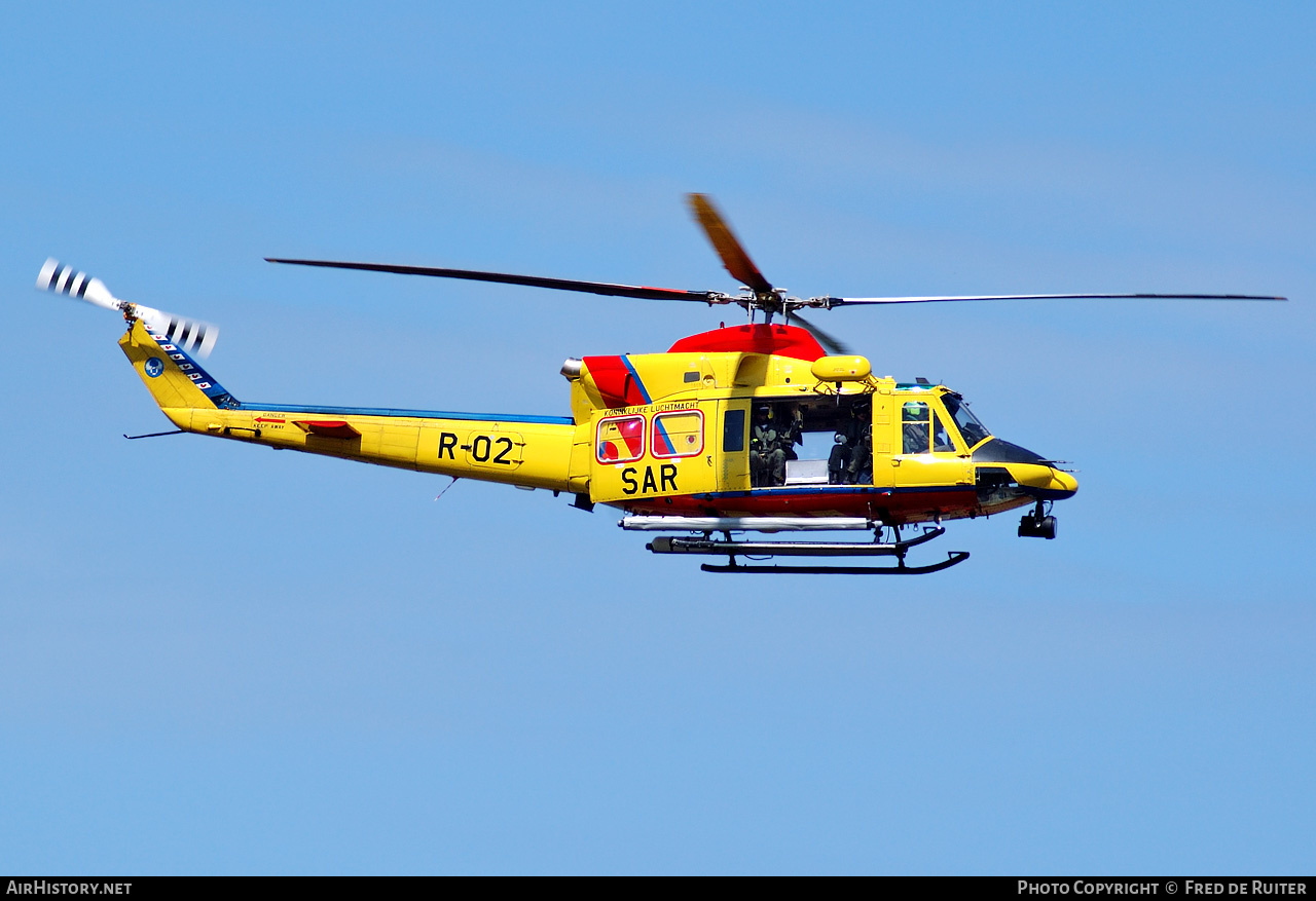 Aircraft Photo of R-02 | Agusta AB-412SP Grifone | Netherlands - Air Force | AirHistory.net #505454