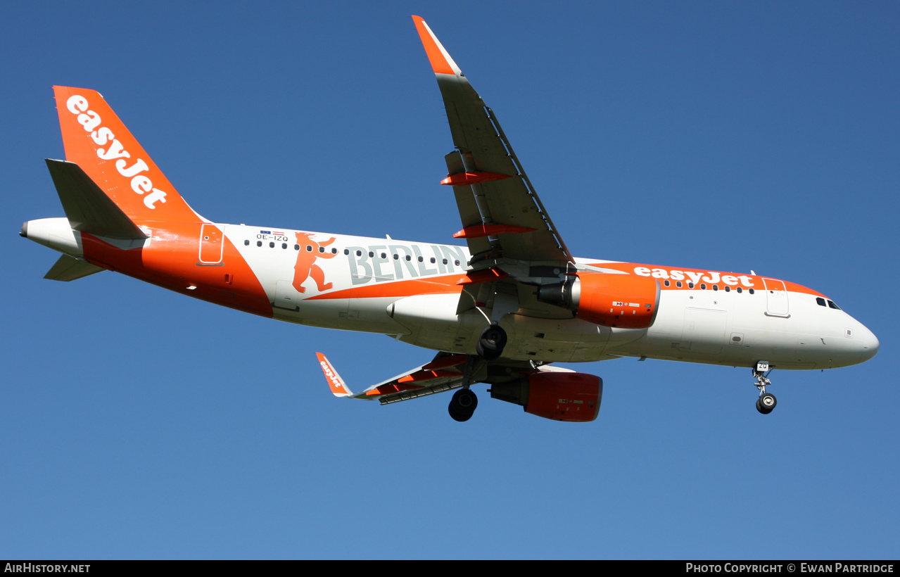 Aircraft Photo of OE-IZQ | Airbus A320-214 | EasyJet | AirHistory.net #505482