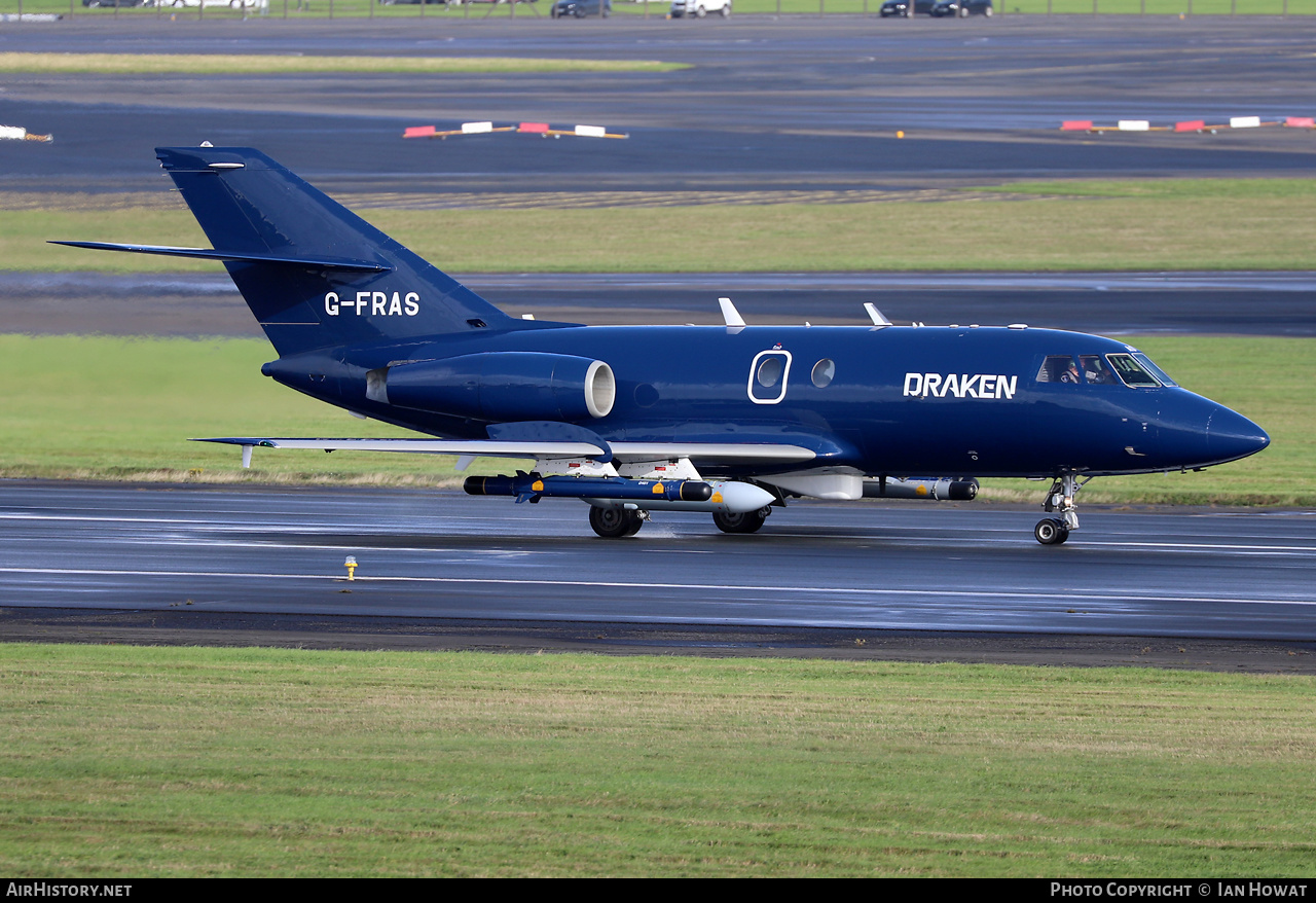 Aircraft Photo of G-FRAS | Dassault Falcon 20DC | Draken Europe | AirHistory.net #505484