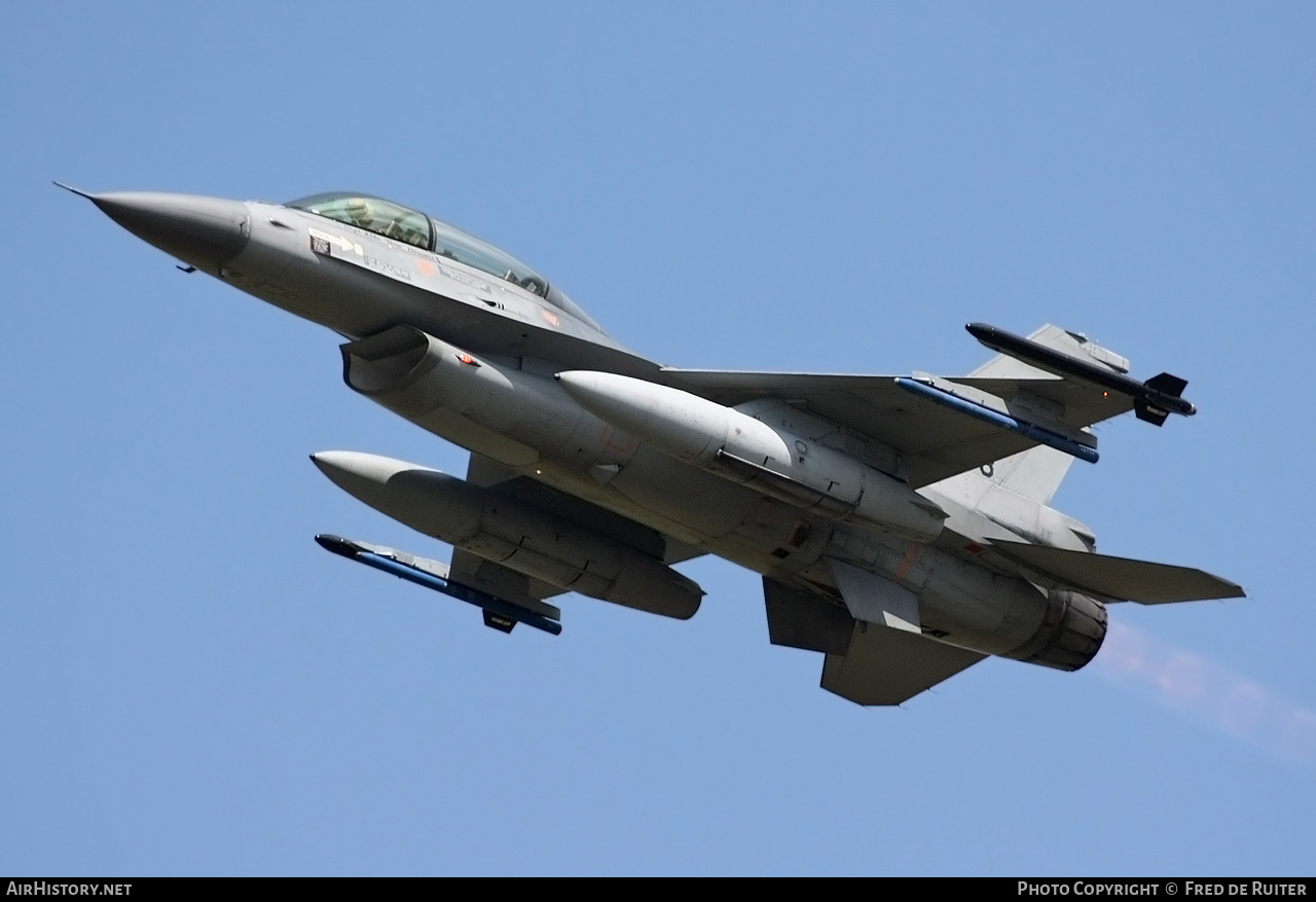 Aircraft Photo of J-368 | General Dynamics F-16B Fighting Falcon | Netherlands - Air Force | AirHistory.net #505490