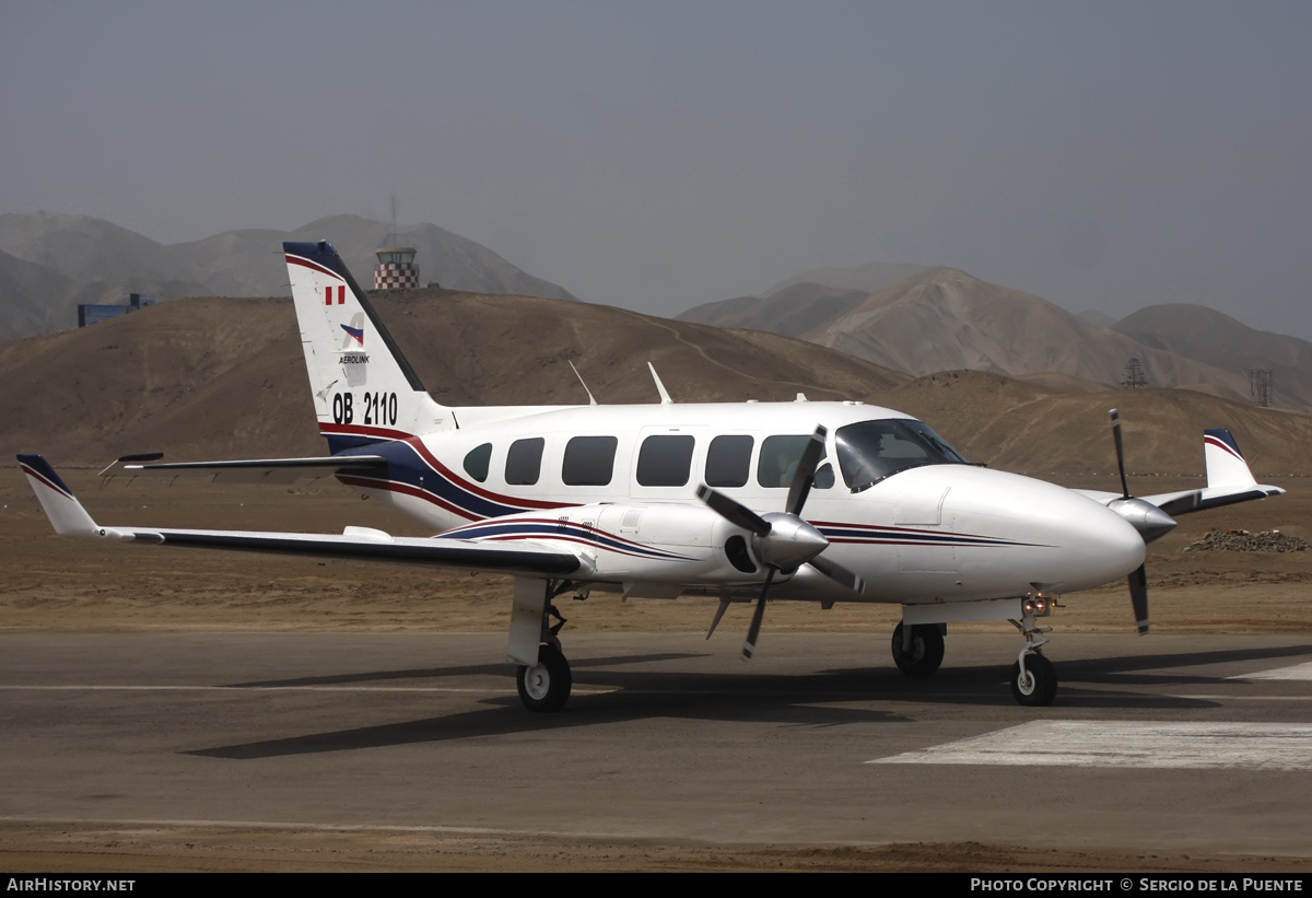 Aircraft Photo of OB-2110 | Piper PA-31/Colemill Panther II | Aerolink | AirHistory.net #505491