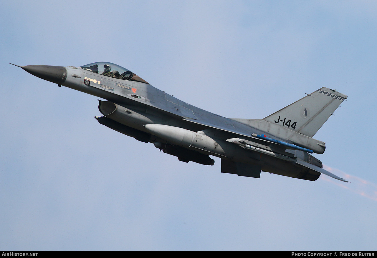 Aircraft Photo of J-144 | General Dynamics F-16AM Fighting Falcon | Netherlands - Air Force | AirHistory.net #505506