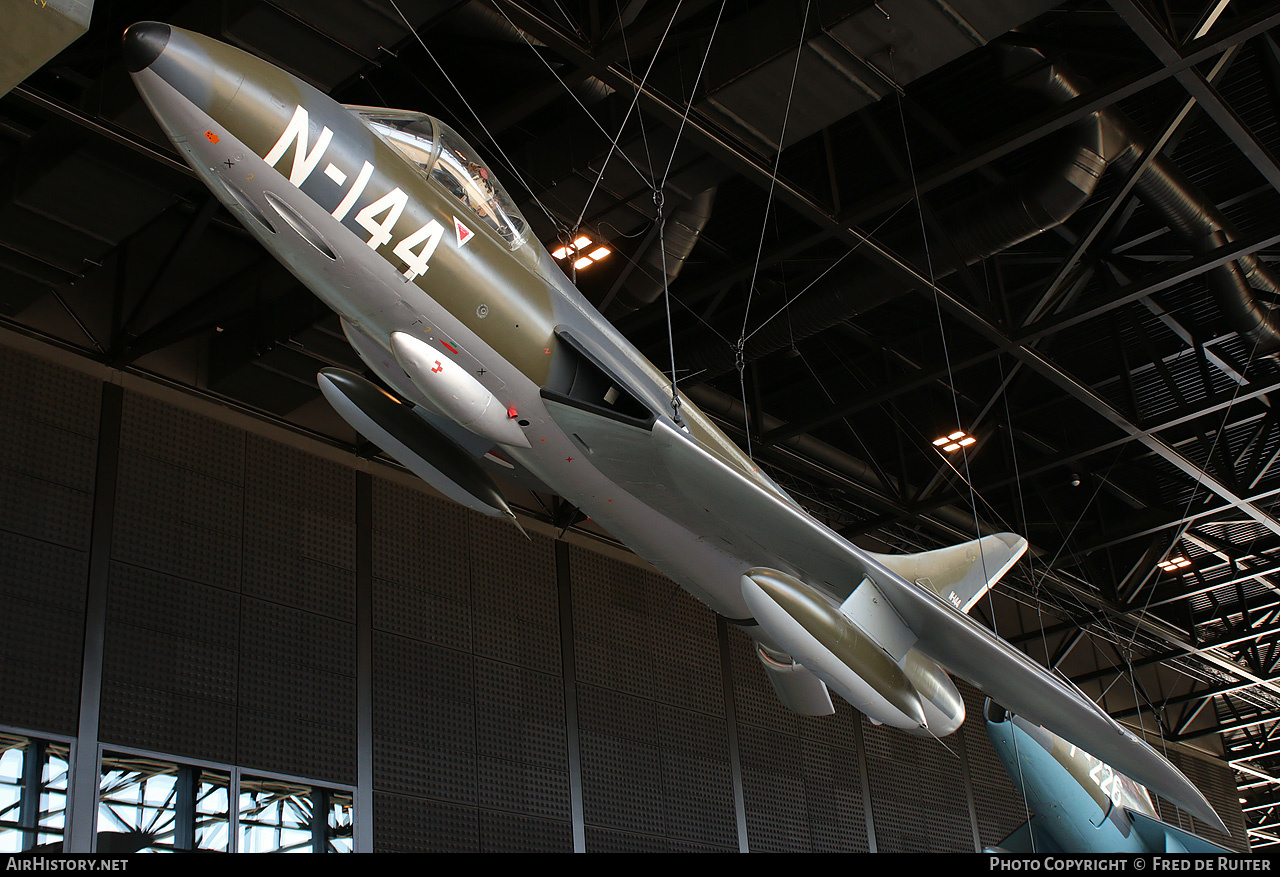 Aircraft Photo of N-144 | Hawker Hunter F4 | Netherlands - Air Force | AirHistory.net #505528