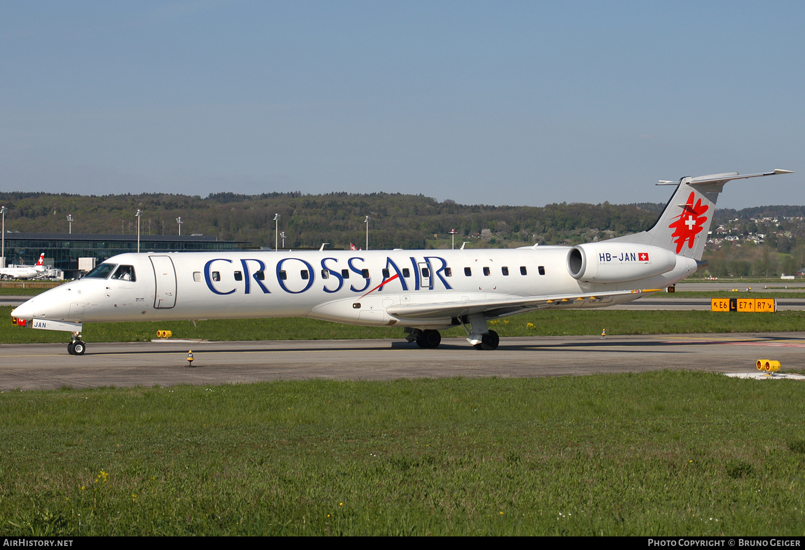 Aircraft Photo of HB-JAN | Embraer ERJ-145LU (EMB-145LU) | Crossair | AirHistory.net #505547