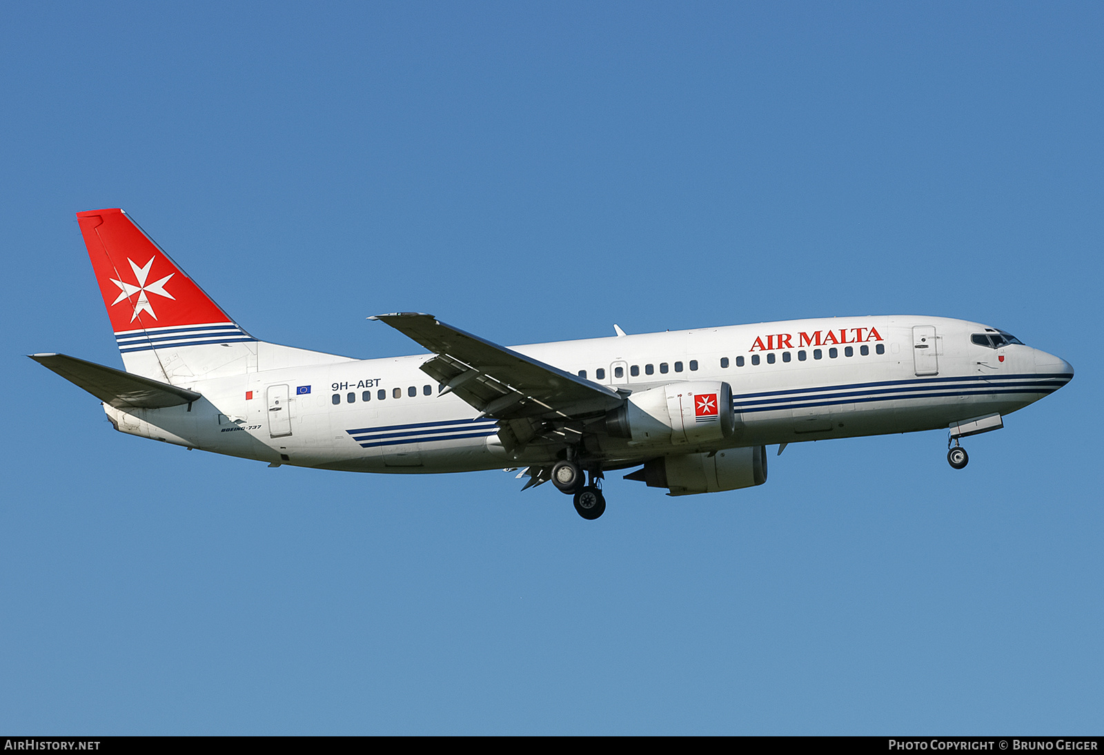 Aircraft Photo of 9H-ABT | Boeing 737-3Y5 | Air Malta | AirHistory.net #505549