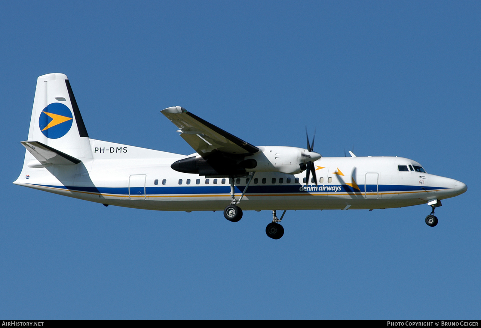 Aircraft Photo of PH-DMS | Fokker 50 | Denim Airways | AirHistory.net #505551