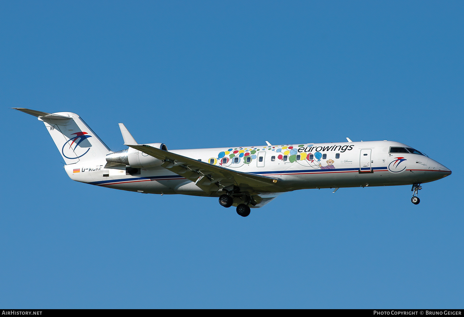 Aircraft Photo of D-ACRF | Bombardier CRJ-200ER (CL-600-2B19) | Eurowings | AirHistory.net #505569