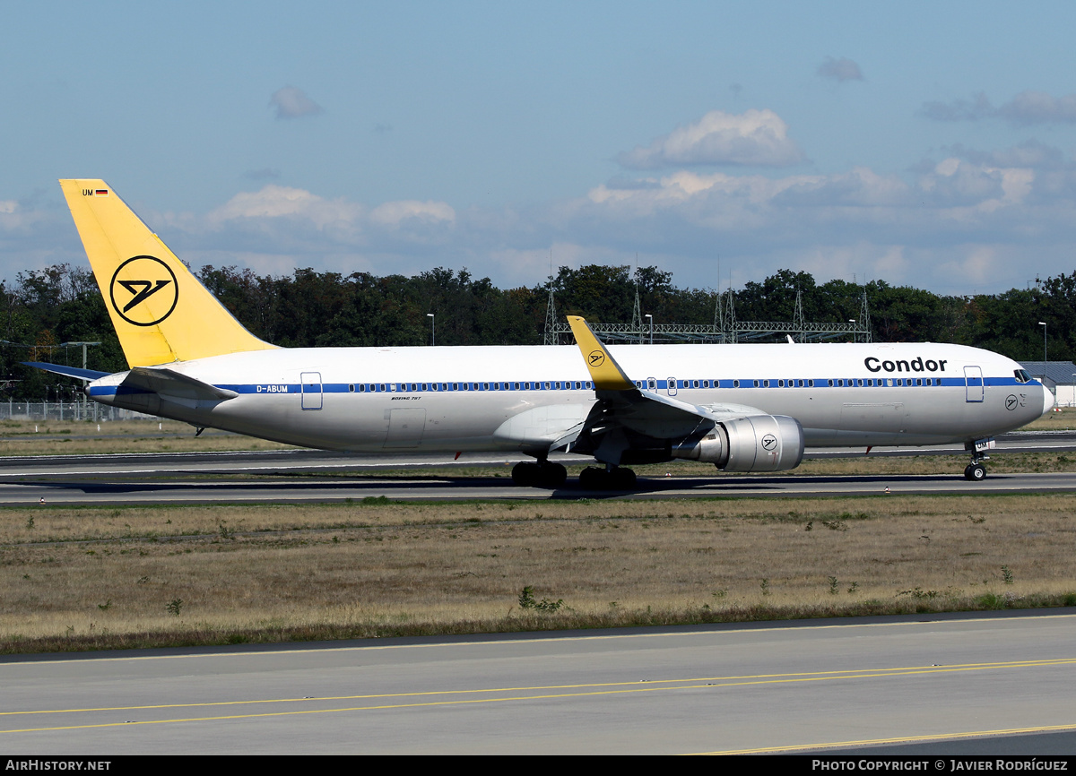 Aircraft Photo of D-ABUM | Boeing 767-31B/ER | Condor Flugdienst | AirHistory.net #505579