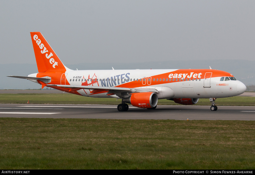 Aircraft Photo of G-EZUC | Airbus A320-214 | EasyJet | AirHistory.net #505580