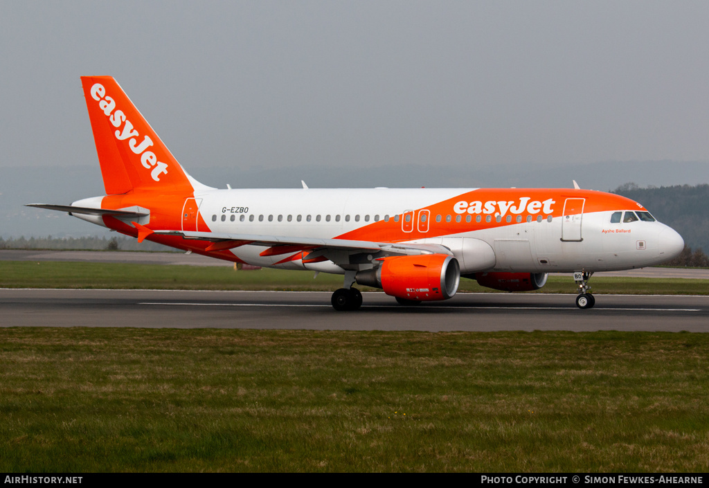 Aircraft Photo of G-EZBO | Airbus A319-111 | EasyJet | AirHistory.net #505583