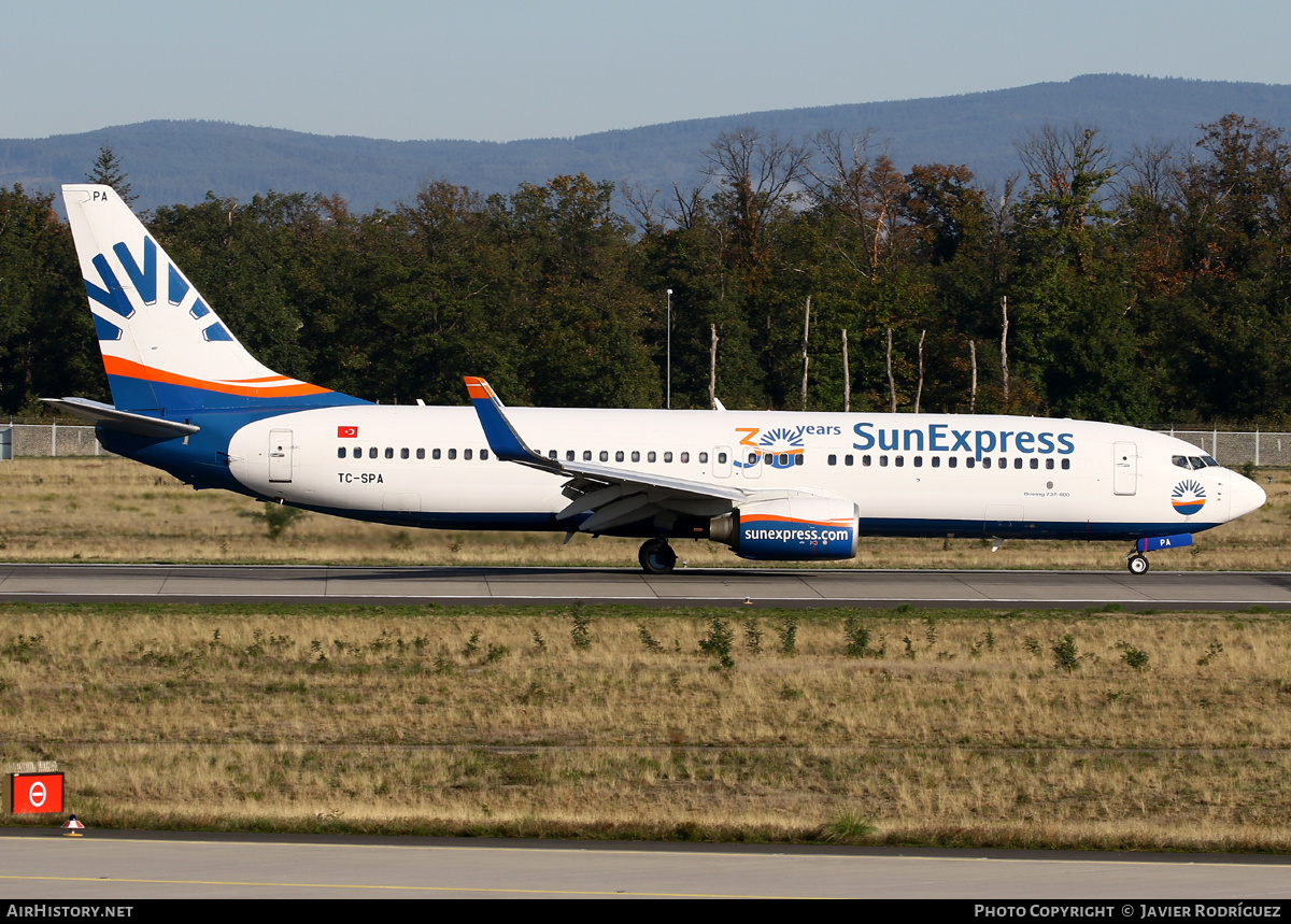 Aircraft Photo of TC-SPA | Boeing 737-8HX | SunExpress | AirHistory.net #505601