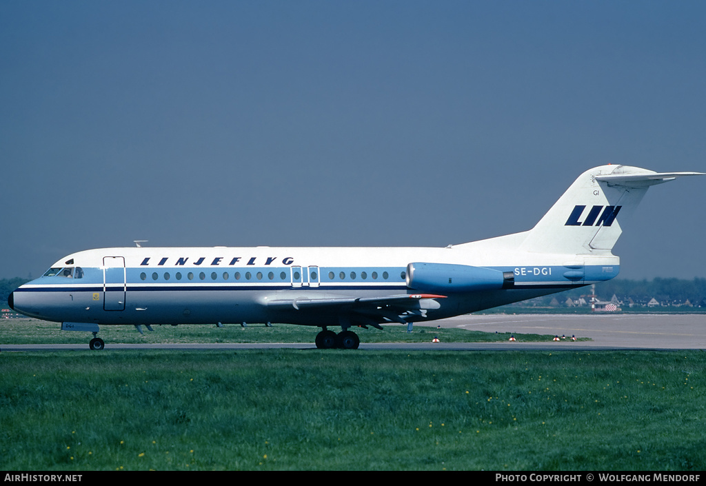 Aircraft Photo of SE-DGI | Fokker F28-4000 Fellowship | Linjeflyg | AirHistory.net #505633