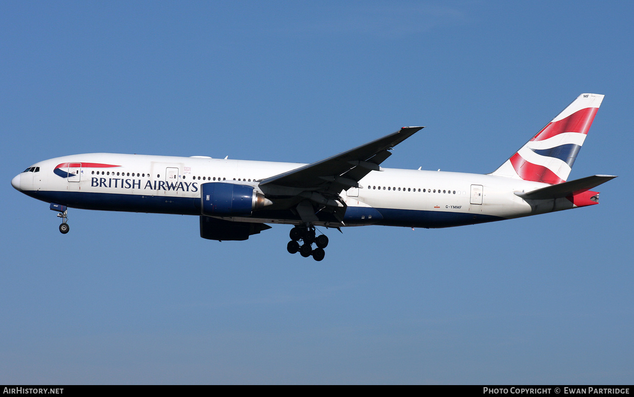 Aircraft Photo of G-YMMF | Boeing 777-236/ER | British Airways | AirHistory.net #505682