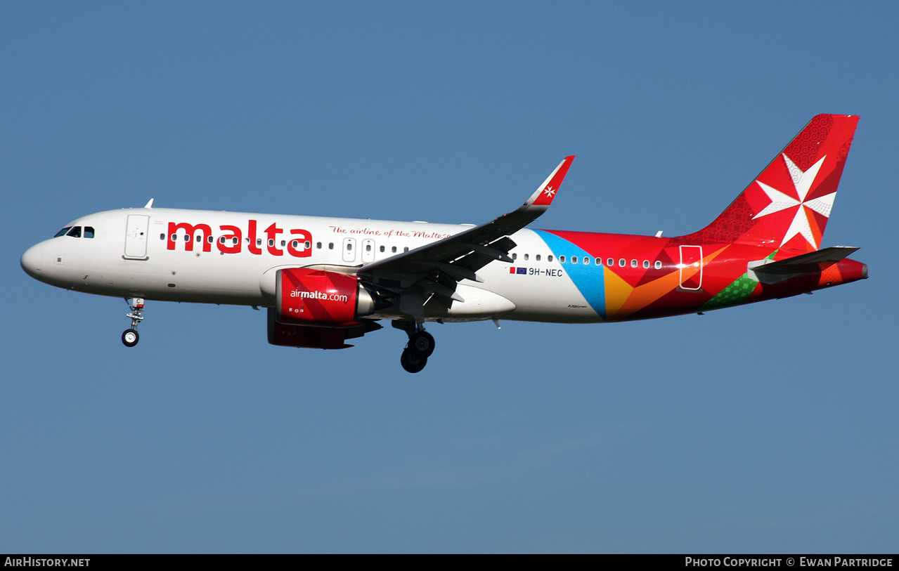 Aircraft Photo of 9H-NEC | Airbus A320-251N | Air Malta | AirHistory.net #505685