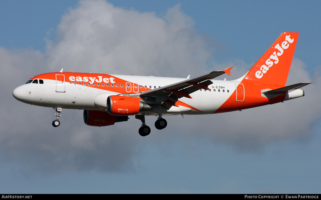 Aircraft Photo of G-EZBH | Airbus A319-111 | EasyJet | AirHistory.net #505691