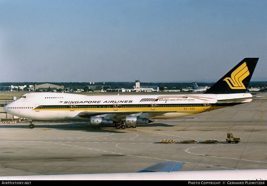 Aircraft Photo of 9V-SQE | Boeing 747-212B | Singapore Airlines | AirHistory.net #505707