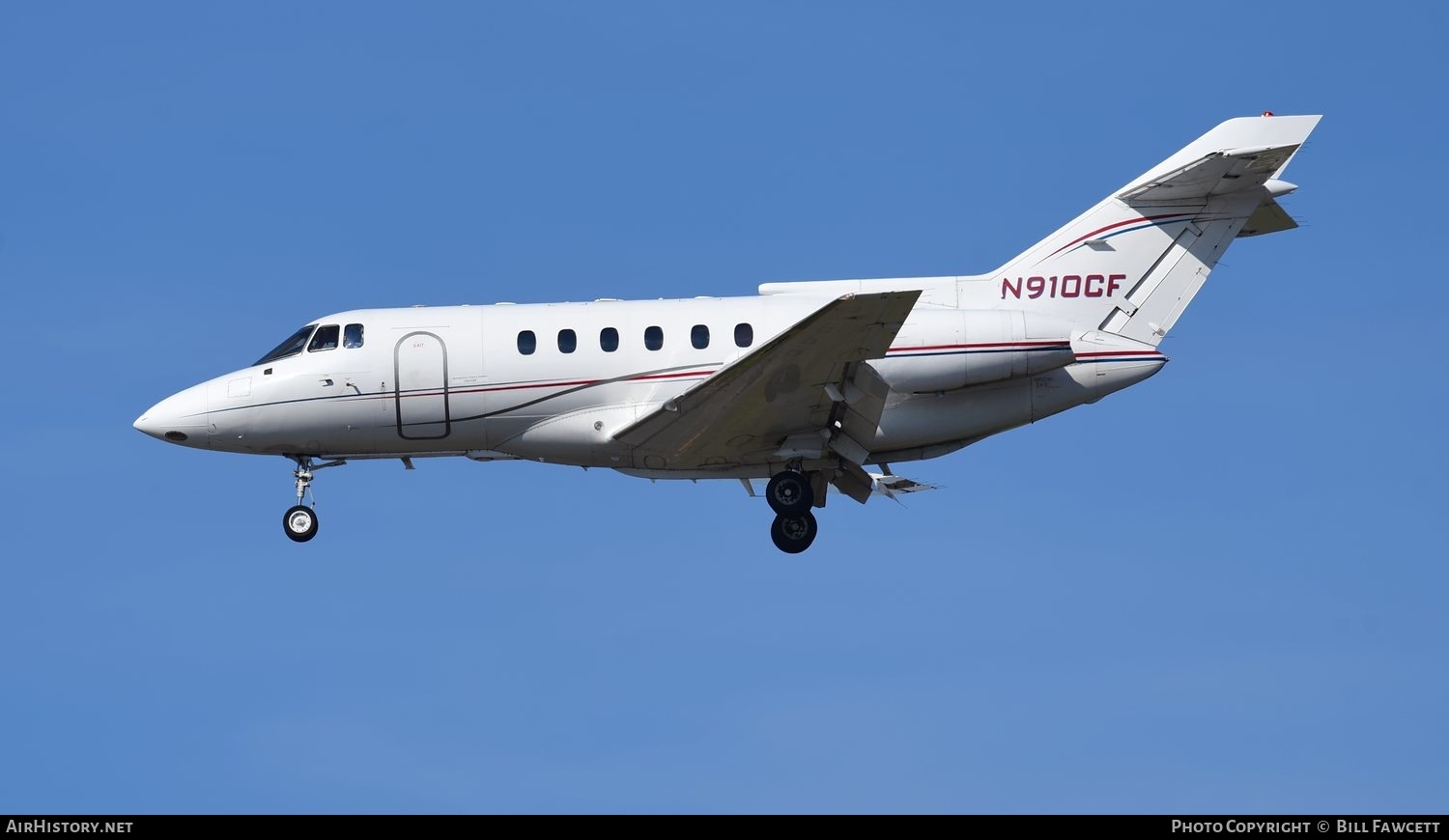 Aircraft Photo of N910CF | Raytheon Hawker 800 | Century Aviation | AirHistory.net #505731