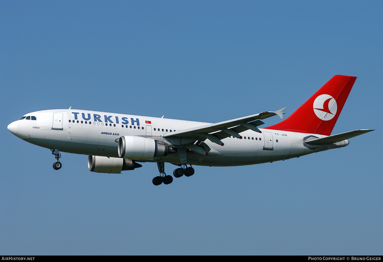 Aircraft Photo of TC-JDB | Airbus A310-304 | Turkish Airlines | AirHistory.net #505746